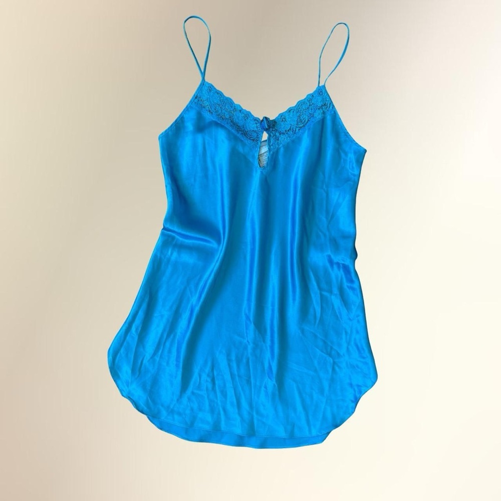 Secret Treasures Blue Lace Trim Slip